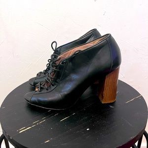 Kate Spade Inella Lace-up Leather Bootie